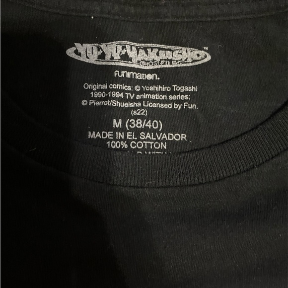 Yuyu Hakusho Manga Anime T-Shirt - Picture 3 of 3
